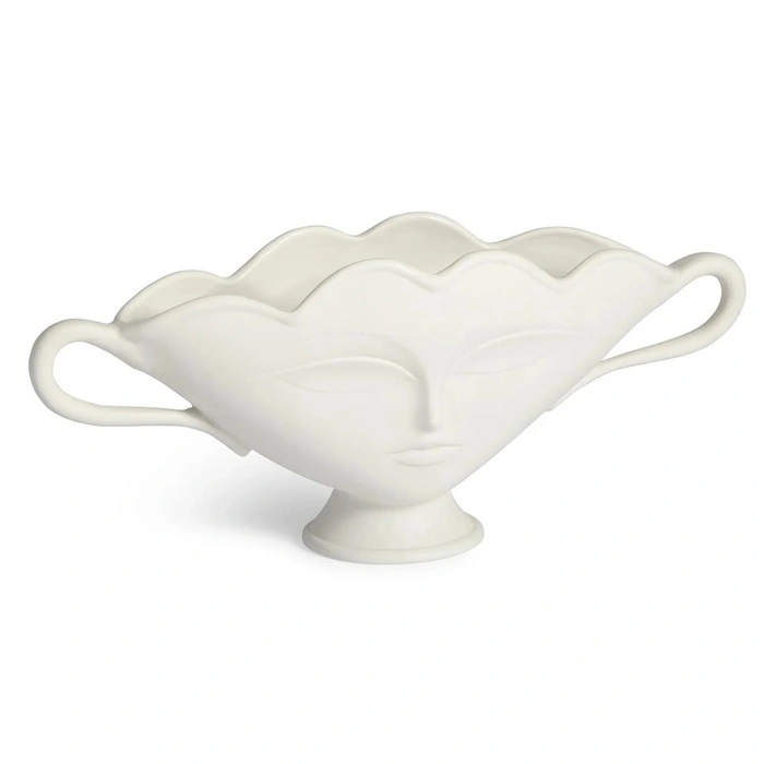 Waza porcelanowa Jonathan Adler Giuliette biała 39 cm