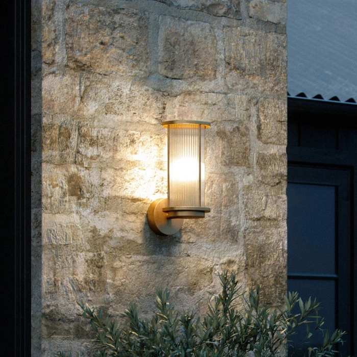 Lampa ścienna Nordlux Linton złoty kinkiet z mosiądzu