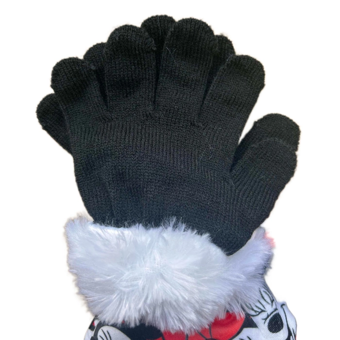 Komplet czapka rękawiczki Disney Myszka Minnie dla dziewczynki czerwony r. 52