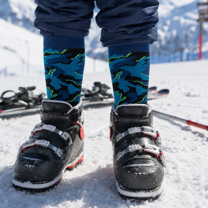 Skarpetki dziecięce Dare2B Printed Ski narciarskie snowboardowe
