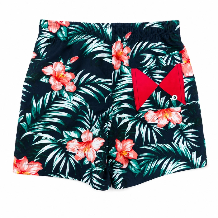 Spodenki chłopięce Tommy Hilfiger Floral kąpielowe z nadrukiem r. 128
