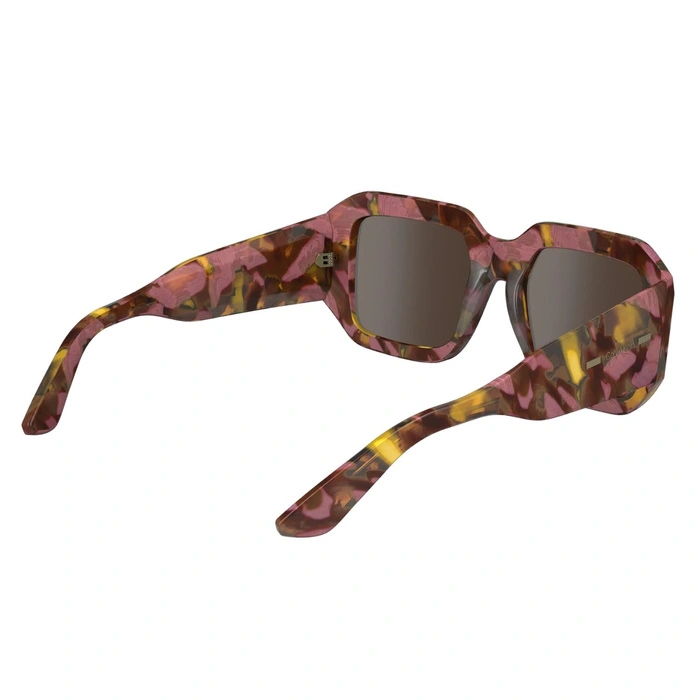 Okulary przeciwsłoneczne Calvin Klein CK23536s 663 havana damskie kocie oczy
