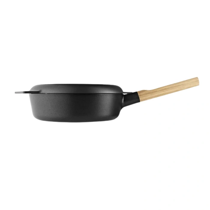 Patelnia z pokrywą Eva Solo Nordic Kitchen czarna 25 cm