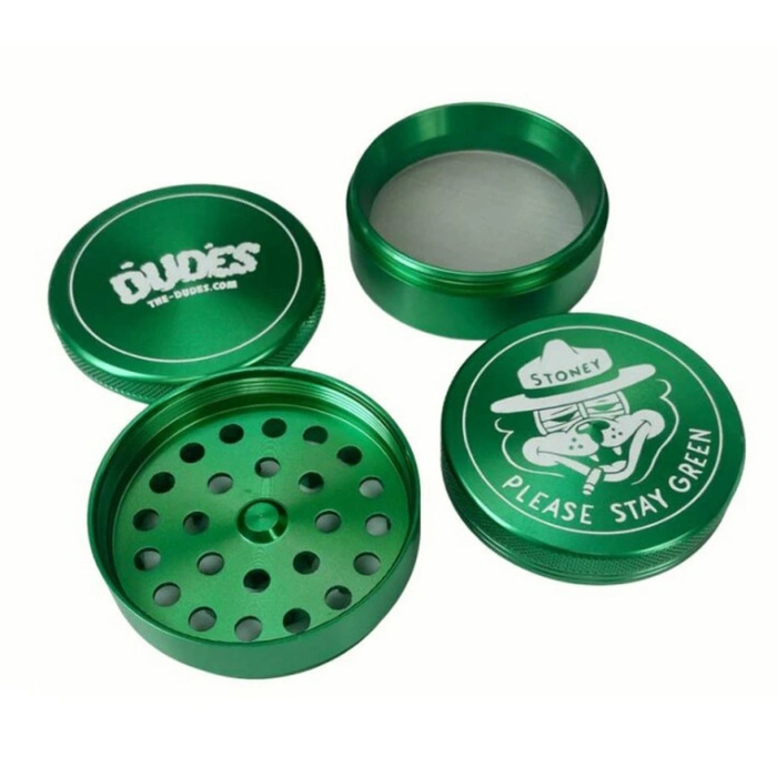Grinder The Dudes Stay Green młynek aluminiowy do suszu