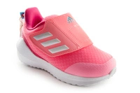 Buty dziecięce Adidas EQ21 Run 2.0 AC sportowe lekkie różowe na rzepy