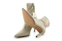 Buty damskie Zara botki skóra ekologiczna ecru r. 41