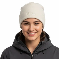 Czapka unisex Jack Wolfskin Real Stuff polarowa beanie zimowa kremowa