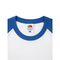 Koszulka męska Fruit of the Loom Baseball biała t-shirt r. L