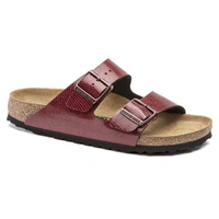 Klapki damskie Birkenstock Arizona BS regular birko-flor bordowe r. 39