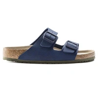 Klapki męskie Birkenstock Arizona regular z miękką wkładką granatowe r. 45