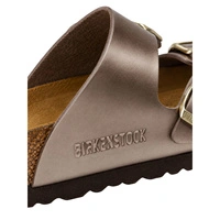 Klapki damskie Birkenstock Arizona BS skórzane metaliczne brązowe r. 36