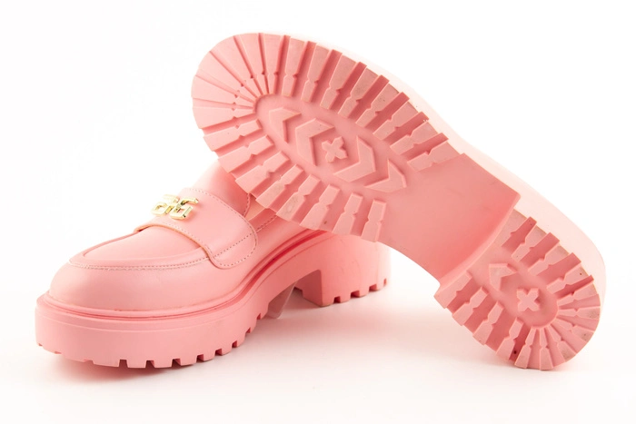 Buty damskie Gaelle Paris różowe skórzane mokasyny r. 37