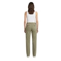 Spodnie damskie Zara chinos bawełniane khaki r.S