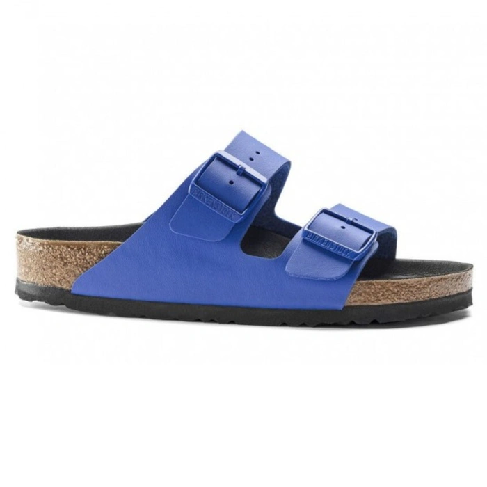 Klapki damskie Birkenstock Arizona BS birko-flor niebieskie r. 39