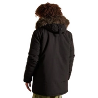 Kurtka męska Superdry Everest parka zimowa czarna