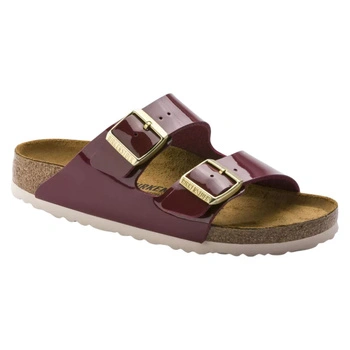 Klapki damskie Birkenstock Arizona BS narrow birko-flor bordowe r. 37