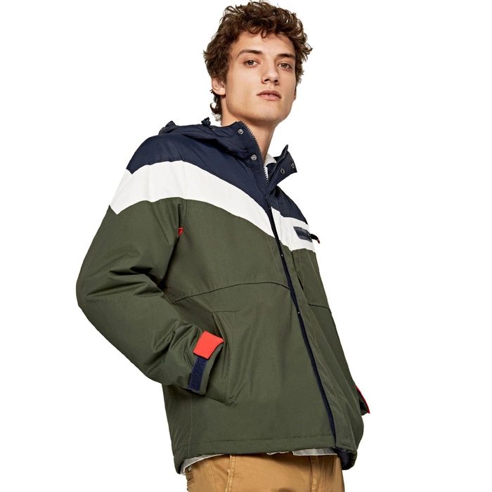Kurtka męska Pepe Jeans Gilbert zimowa wodoodporna zielona r. L