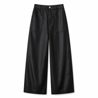 Spodnie damskie Zara Workwear jeansy szerokie czarne r. M