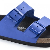 Klapki damskie Birkenstock Arizona BS birko-flor niebieskie r. 41