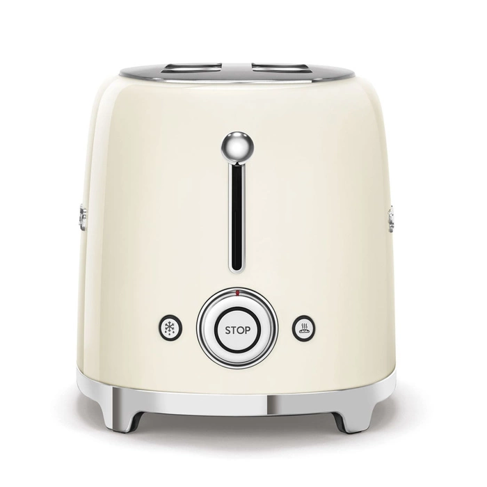Toster na 4 kromki Smeg Kremowy TSF02CREU 50's Style