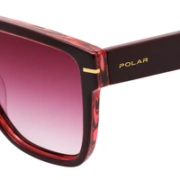 Okulary przeciwsłoneczne Polar Gold z polaryzacją cat. 3P bordowe