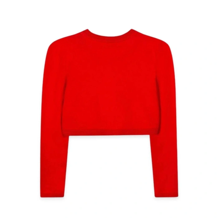 Sweter dziecięcy Mayoral bolerko czerwone do sukienki r. 157