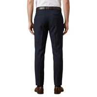 Spodnie męskie Calvin Klein garniturowe wełniane w kant slim fit r. M