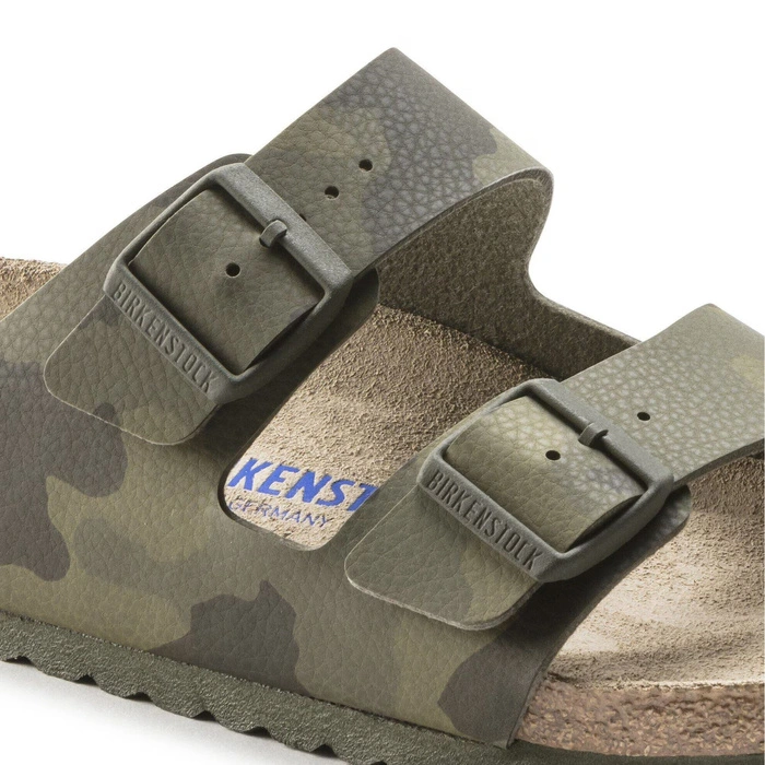 Klapki męskie Birkenstock Arizona bs regular z miękką wkładką moro r. 41