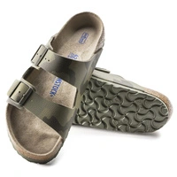 Klapki męskie Birkenstock Arizona bs regular z miękką wkładką moro r. 44