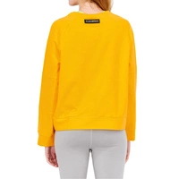 Bluza damska Plein Sport C-Neck bawełniana pomarańczowa r. L