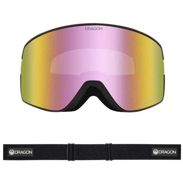 Gogle narciarskie Dragon NFX2 Icon Pink snowboardowe dwie szyby S4 + S1 unisex