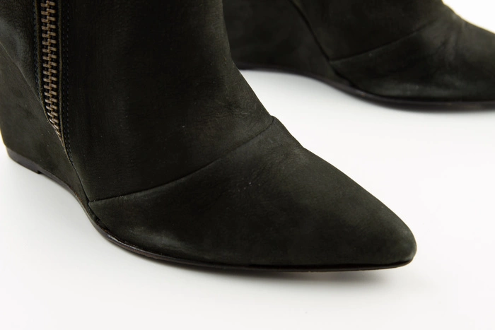 Buty damskie Pierre Balmain botki skórzane czarne r. 37