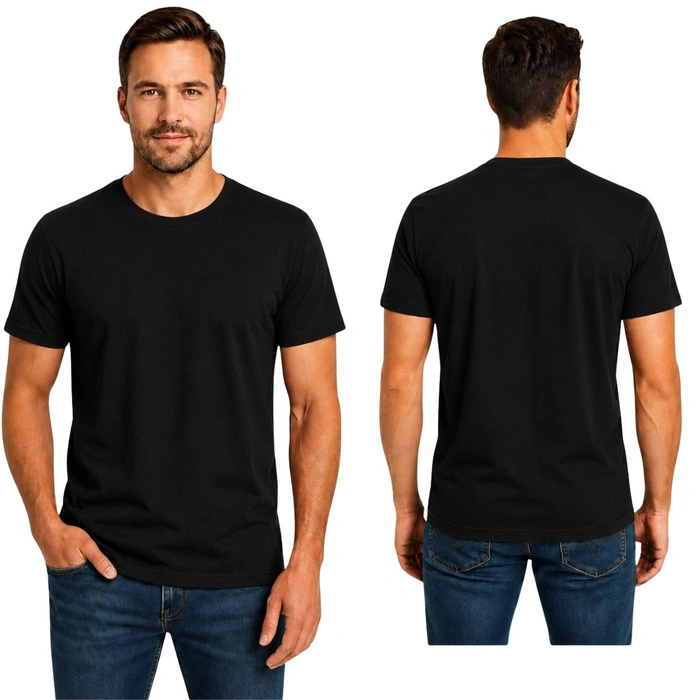 Koszulka męska Fruit of the Loom Original Full Cut czarna t-shirt r. S