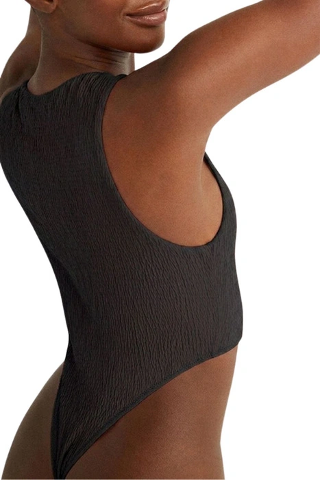 Body damski Desigual czarne mocno wycięte