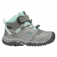 Buty dziecięce Keen Ridge Flex Mid WP trekkingowe skórzane szare r. 24