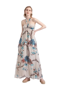 Sukienka damska Fracomina Printed Long Dress 