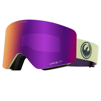 Gogle narciarskie unisex Dragon R1 OTG Matcha snowboardowe dwie szyby S2 / S4 
