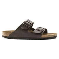 Klapki męskie Birkenstock Arizona BS briko-flor vegan brązowe r. 45