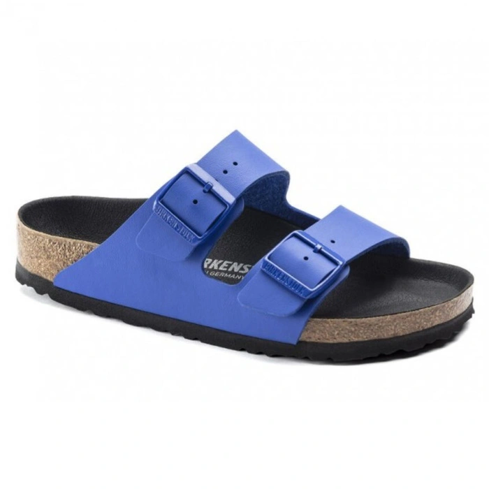 Klapki męskie Birkenstock Arizona BS birko-flor niebieskie r. 43