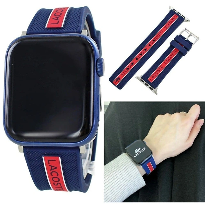 Pasek silikonowy Lacoste do zegarka Apple Watch 42/44 mm zestaw 3 szt.
