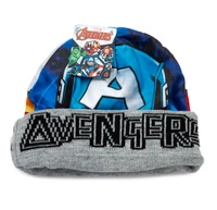 Czapka dla chłopca Marvel Avengers zimowa szara