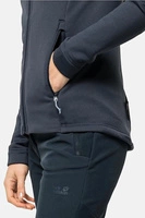 Bluza damska Jack Wolfskin Hirschberg z kapturem trekkingowa