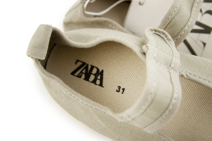 Tenisówki dziecięce Zara Kids balerinki canvas