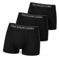 Bokserki męskie Polo Ralph Lauren 3-pak czarne bawełniane r. XL