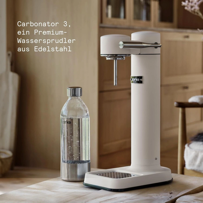 Saturator do wody AARKE Carbonator 3 kość słoniowa matowy