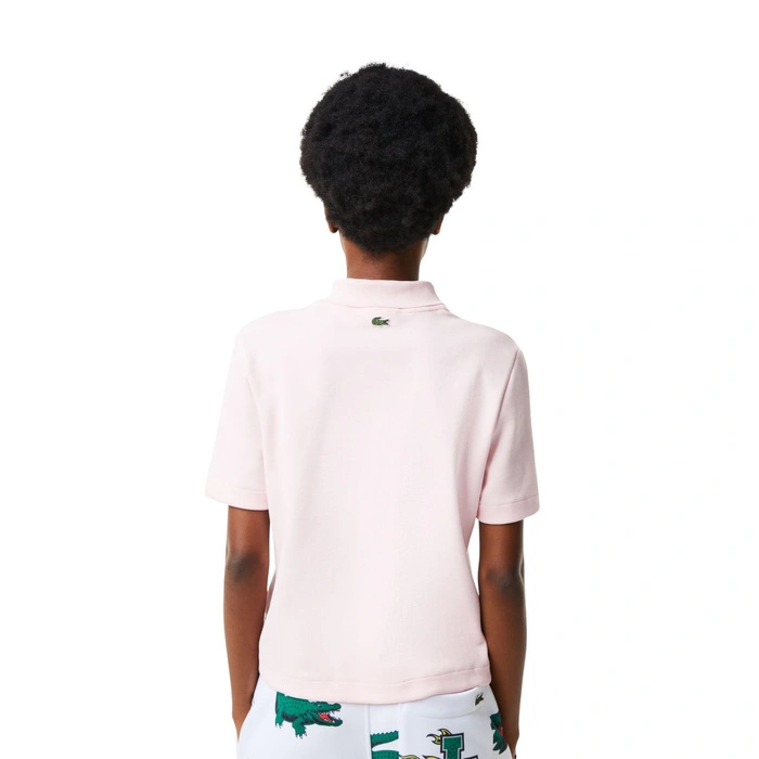 Koszulka damska Lacoste Lacoste Holiday Polo klasyczna różowa r. XS