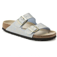 Klapki damskie Birkenstock Arizona BS regular birko-flor niebieskie r. 36