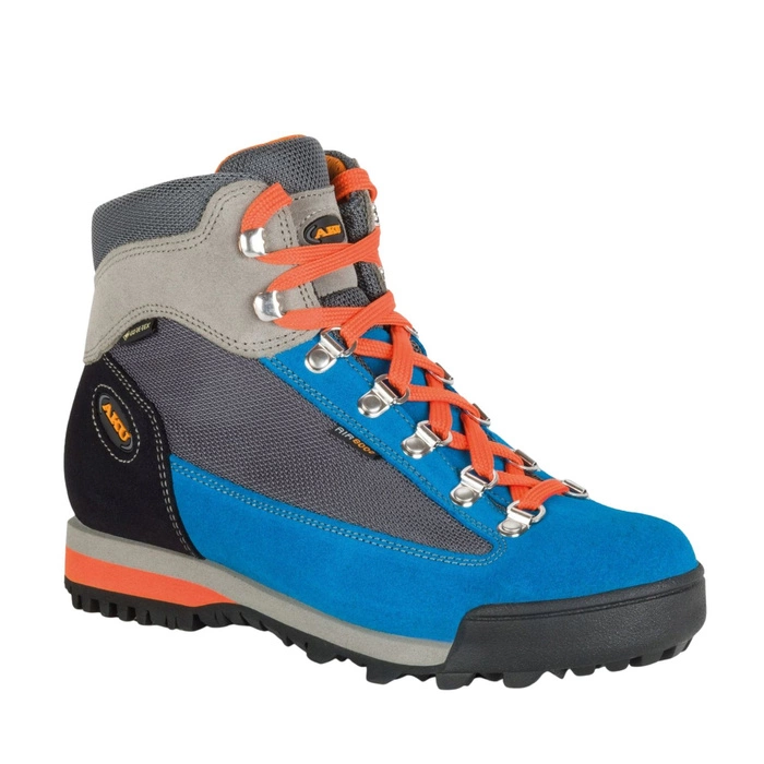 Buty damskie AKU Ultra Light Original Gtx Vibram trekkingowe skórzane niebieskie