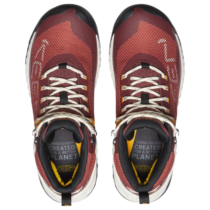 Buty trekkingowe damskie Keen Nxis Evo Wp Mid wodoodporne czerwone r. 35,5