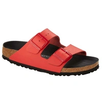 Klapki damskie Birkenstock Arizona BS birko-flor czerwony r. 37
